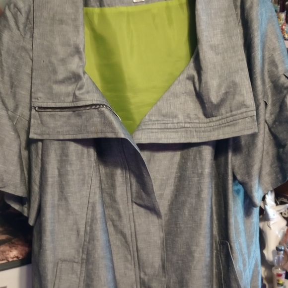 Stylish Gray Women's Blazer - Picture 1 of 10